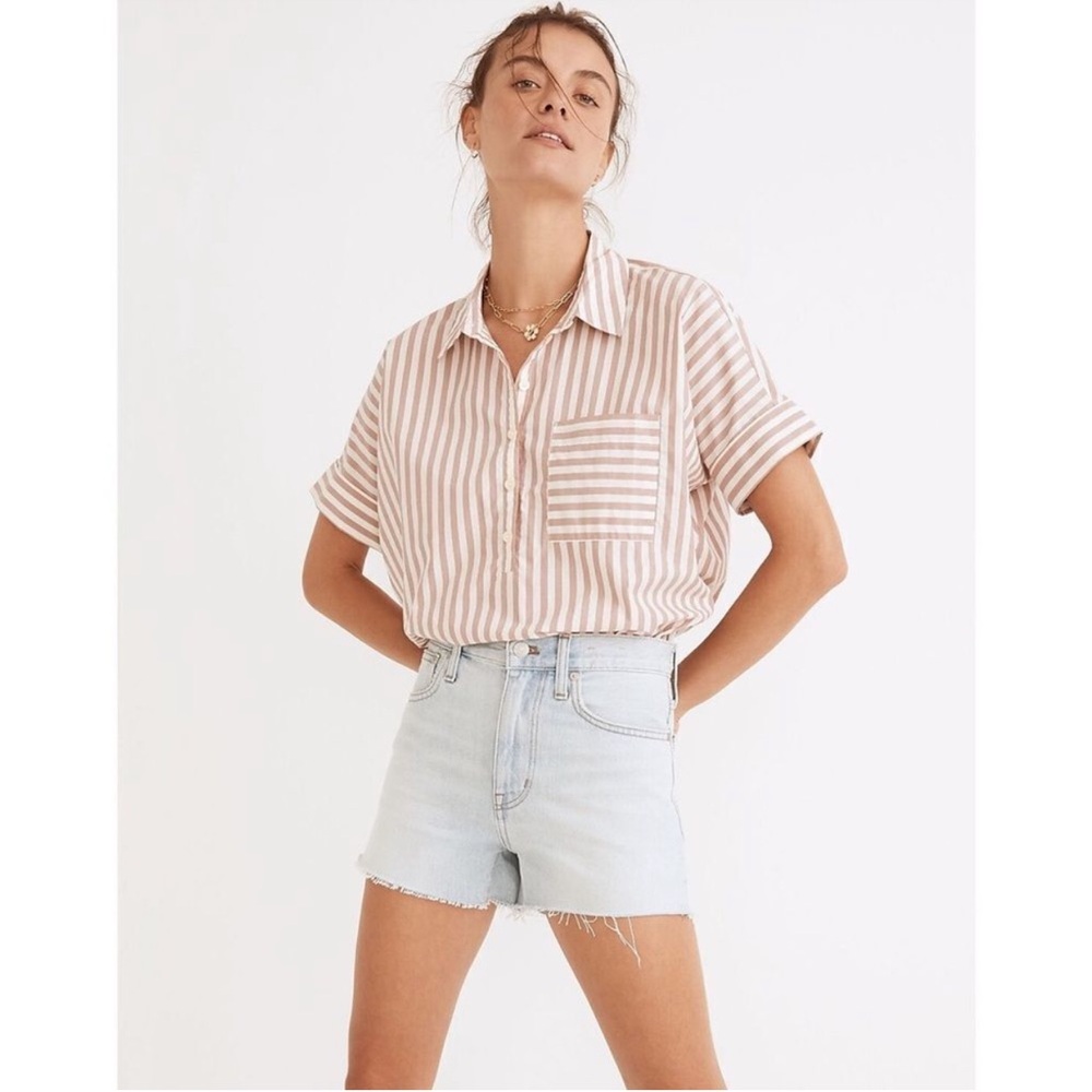 Madewell Relaxed Denim Shorts in Essen Wash - 23